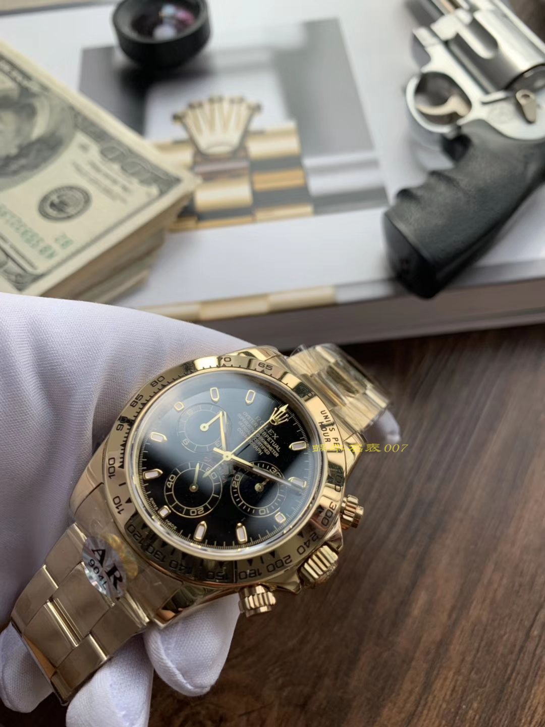  Rolex  Cosmograph Daytona  Ditongna 系列116508黑盘 wrist watch 【AR高精仿 Rolex 手表】 / R289