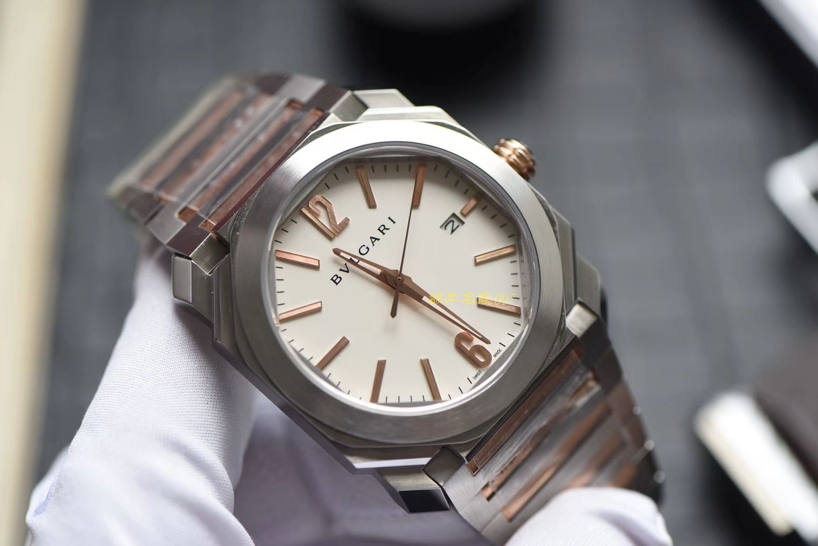  BVLGARI OCTO系列102118 BGO38WSPGD wrist watch 【台湾 Factory 一比一复刻高仿手表】 / BG023