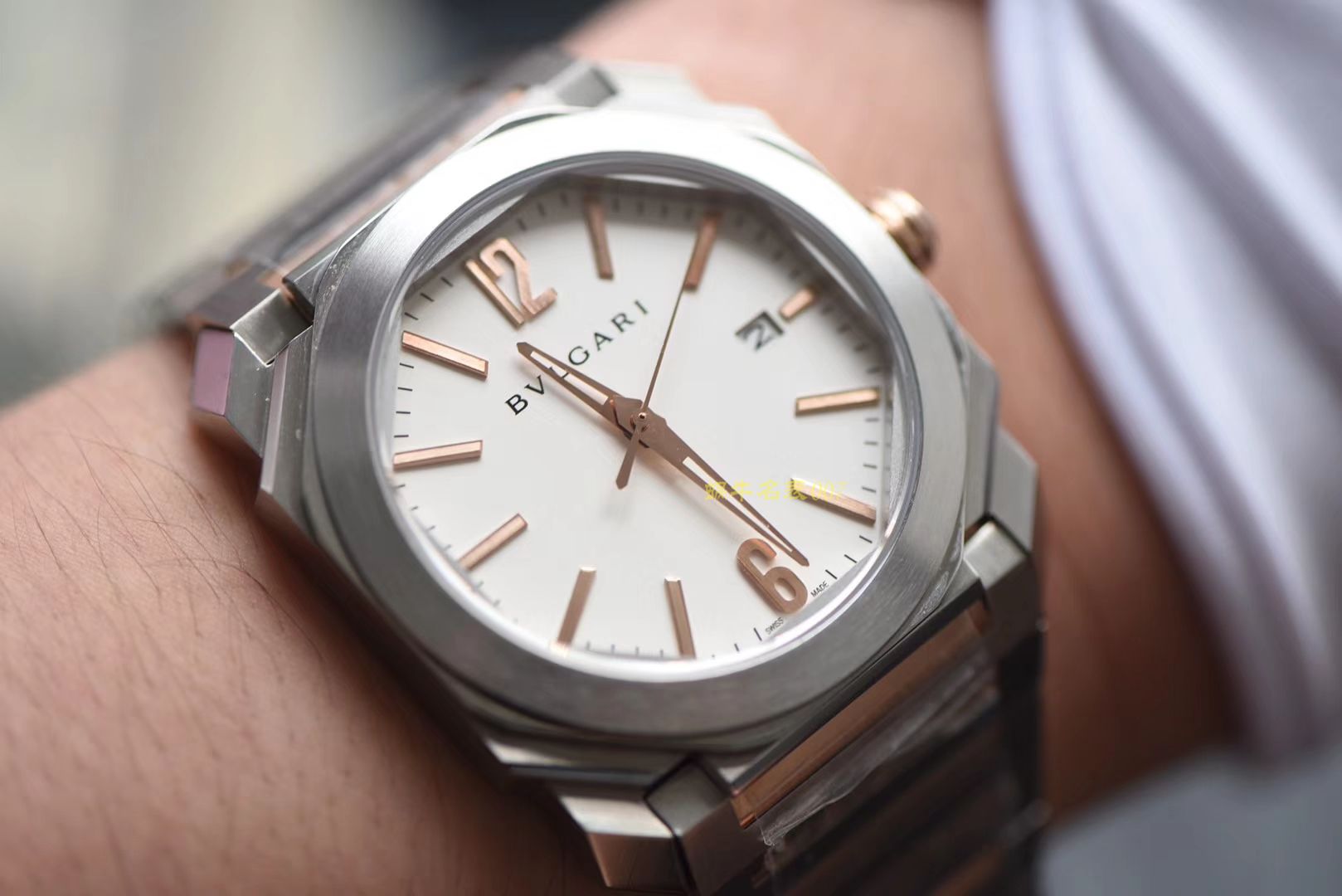  BVLGARI OCTO系列102118 BGO38WSPGD wrist watch 【台湾 Factory 一比一复刻高仿手表】 / BG023
