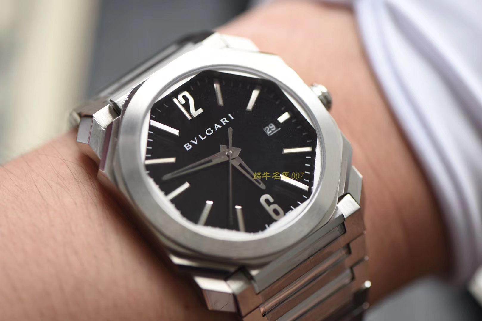  BVLGARI OCTO系列102031 BGO41BSSD，102104 BGO38BSSD wrist watch 【台湾 Factory  top 复刻高仿表】 / BG025