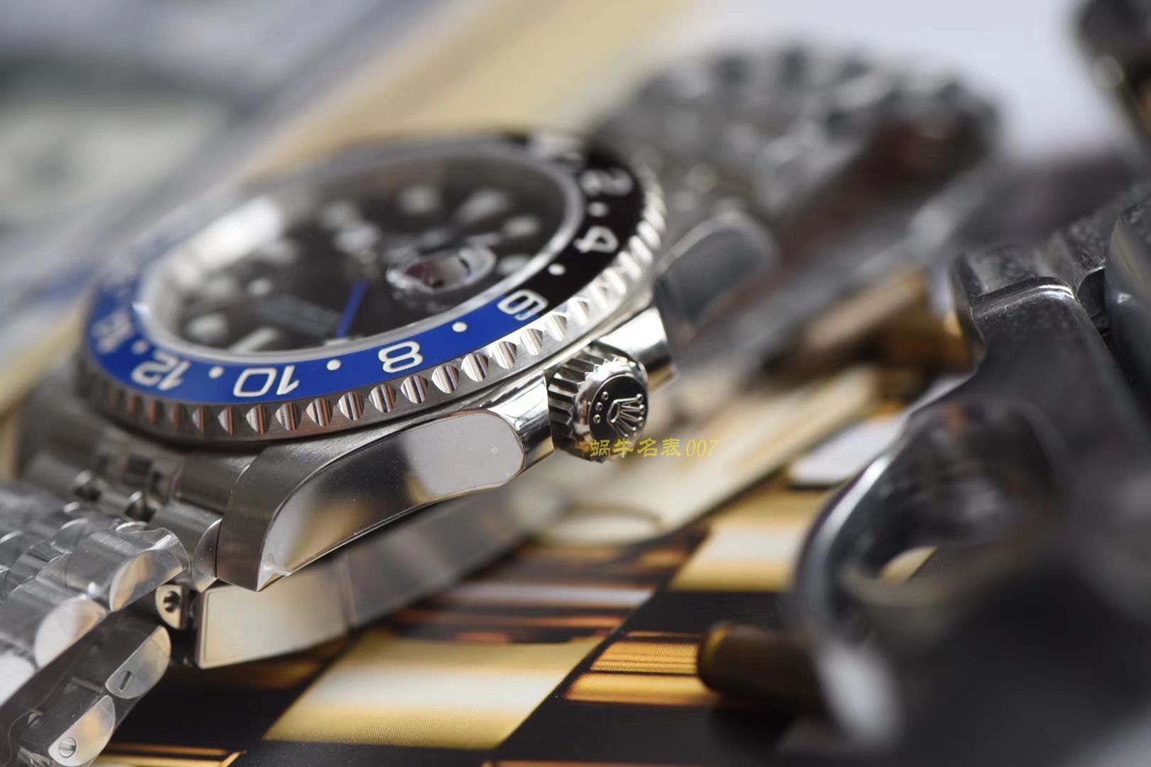  Rolex  GMT MASTER II系列m126710blnr-0002(五珠链)，116710BLNR-78200可乐圈 wrist watch （DJ一比一超A高仿手表） / R290