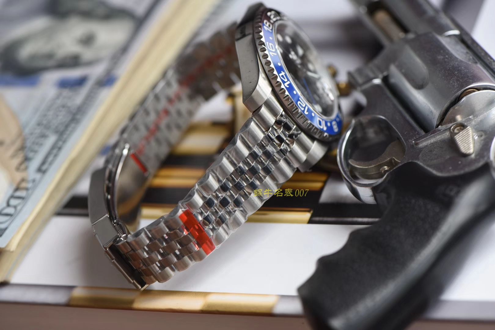  Rolex  GMT MASTER II系列m126710blnr-0002(五珠链)，116710BLNR-78200可乐圈 wrist watch （DJ一比一超A高仿手表） / R290