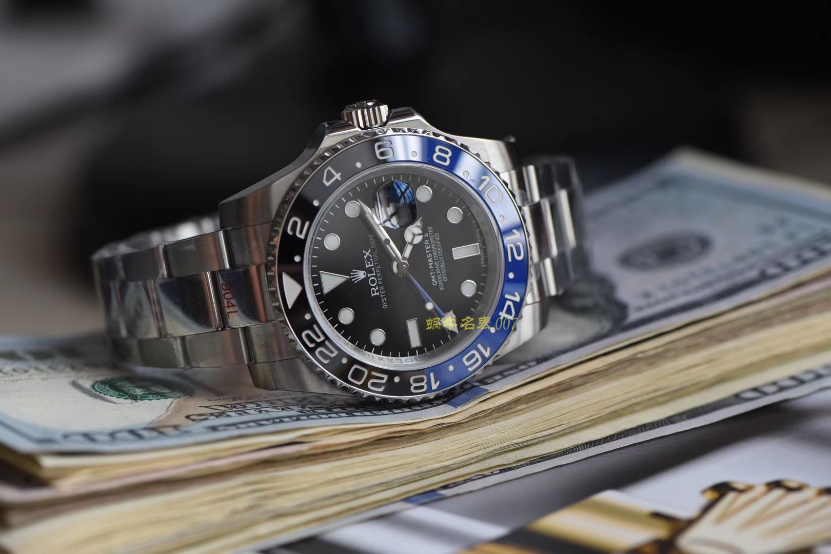  Rolex  GMT MASTER II系列m126710blnr-0002(五珠链)，116710BLNR-78200可乐圈 wrist watch （DJ一比一超A高仿手表） / R290