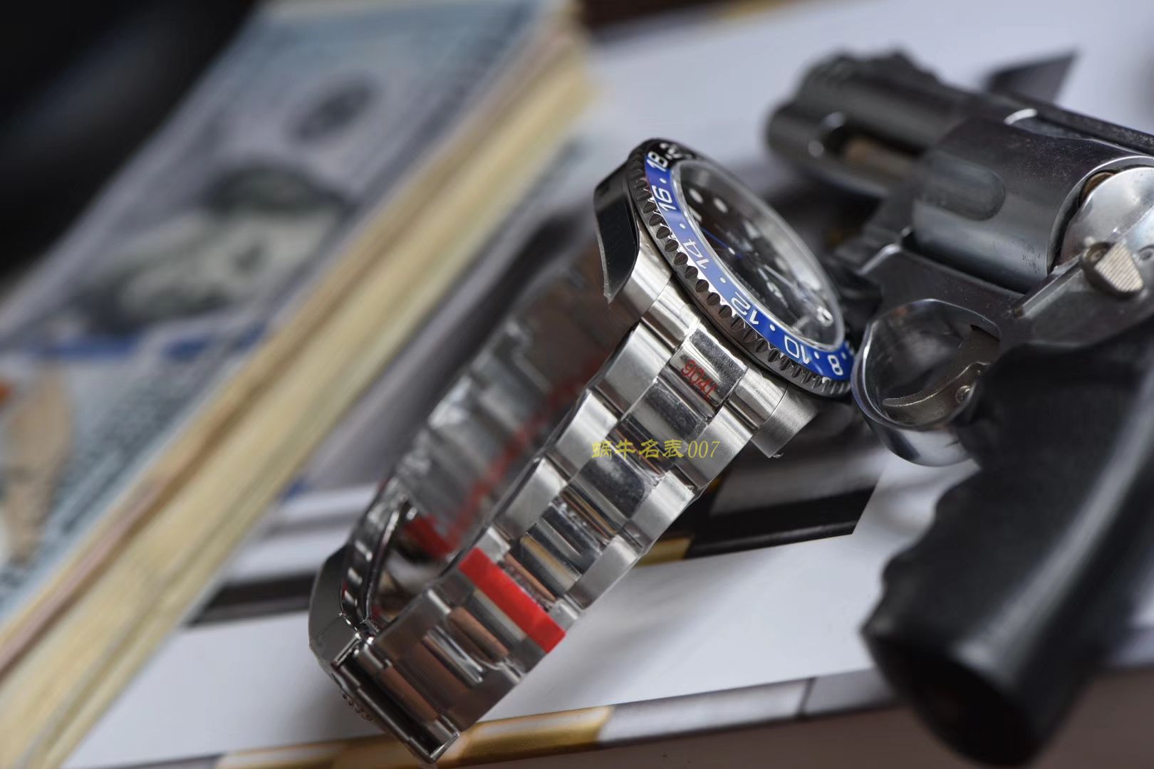  Rolex  GMT MASTER II系列m126710blnr-0002(五珠链)，116710BLNR-78200可乐圈 wrist watch （DJ一比一超A高仿手表） / R290