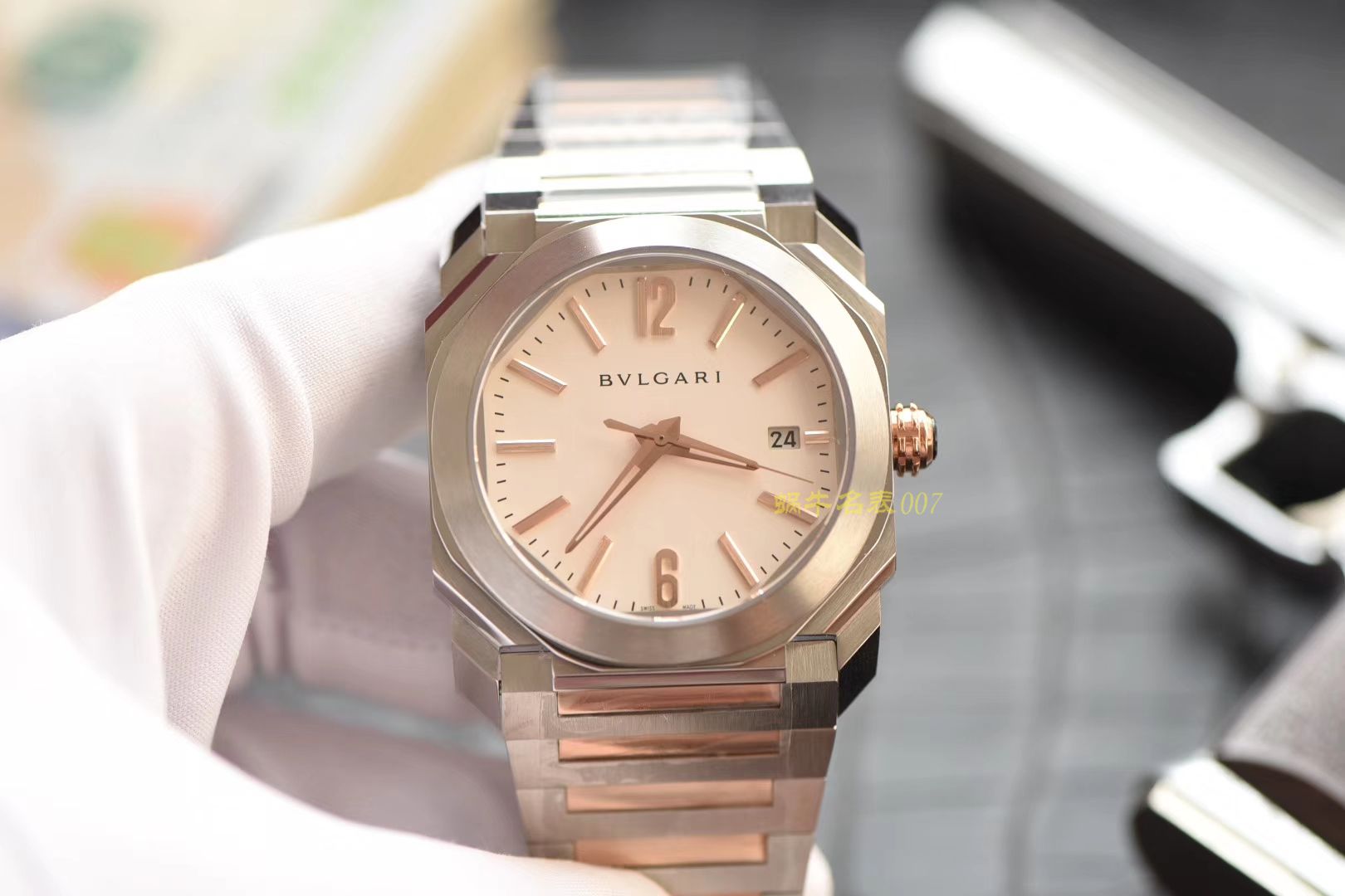  BVLGARI OCTO系列102118 BGO38WSPGD wrist watch 【台湾 Factory 一比一复刻高仿手表】 / BG023