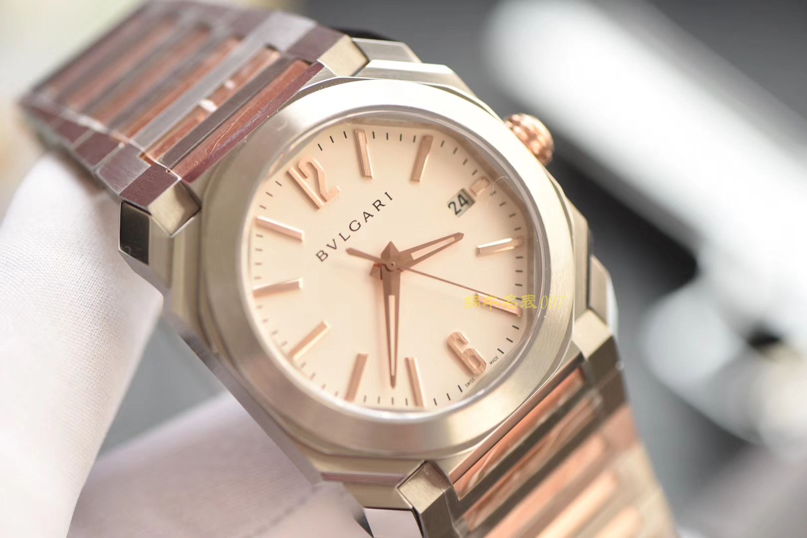  BVLGARI OCTO系列102118 BGO38WSPGD wrist watch 【台湾 Factory 一比一复刻高仿手表】 / BG023