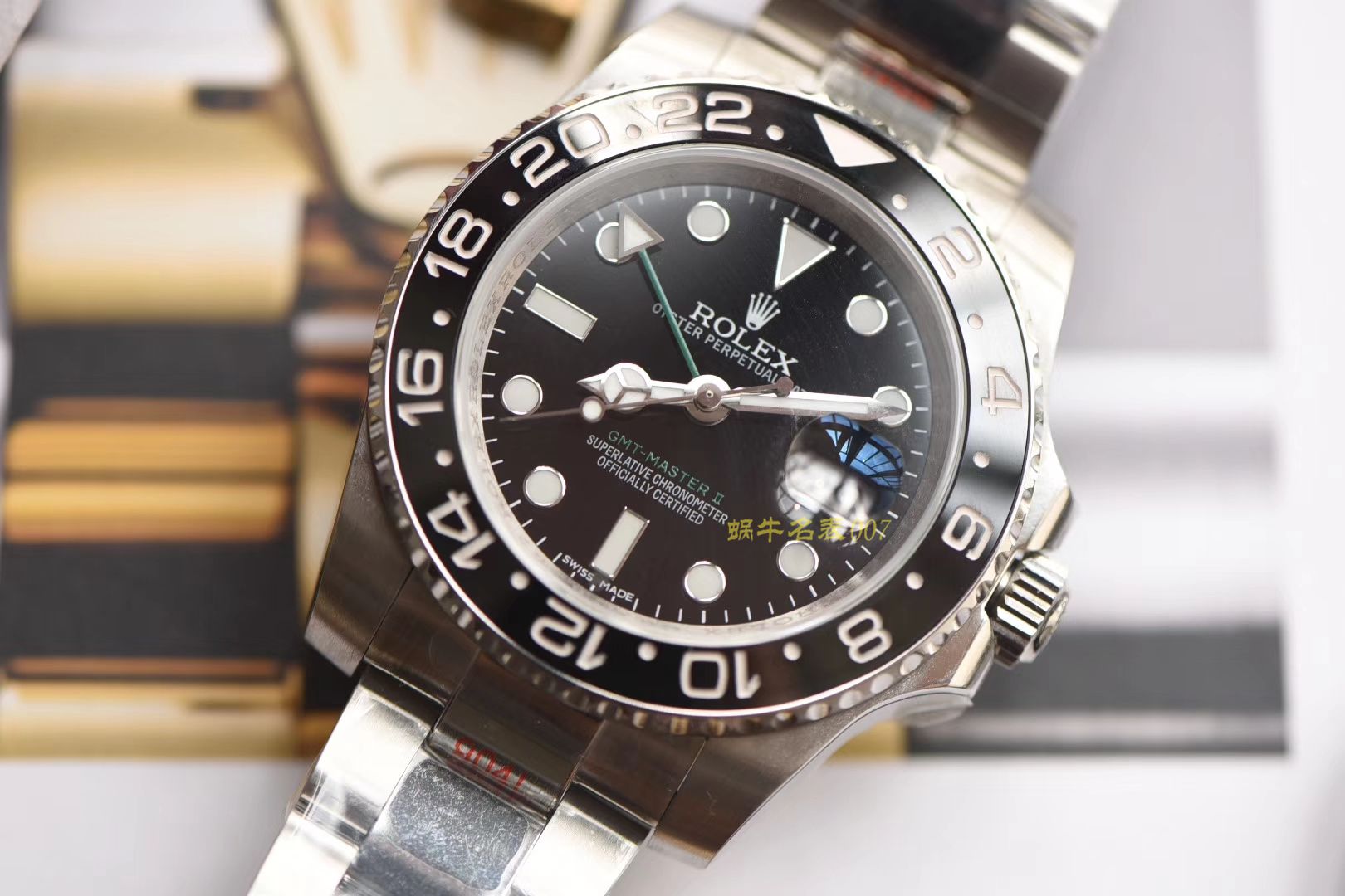  Rolex  GMT MASTER II系列116710LN-78200 wrist watch (绿针)【DJ一比一复刻高仿手表】 / R291