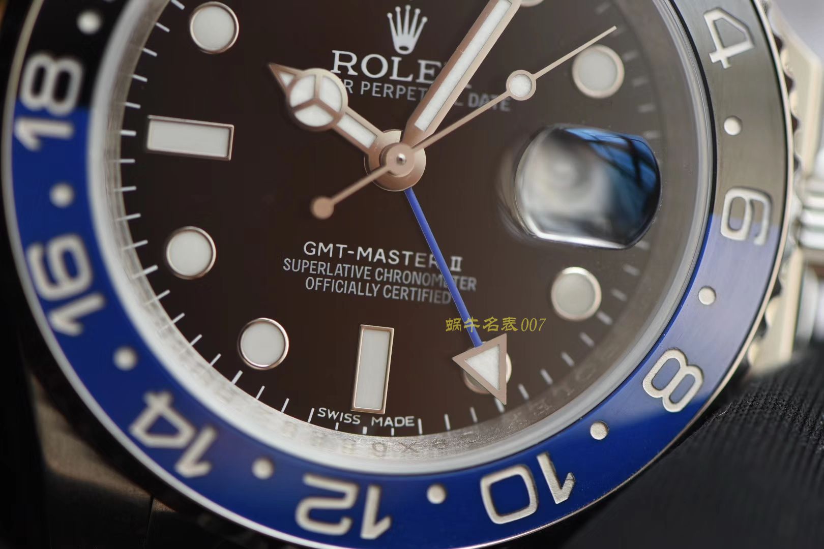  Rolex  GMT MASTER II系列m126710blnr-0002(五珠链)，116710BLNR-78200可乐圈 wrist watch （DJ一比一超A高仿手表） / R290