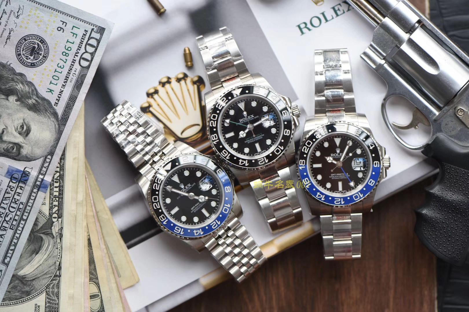 Rolex  GMT MASTER II系列m126710blnr-0002(五珠链)，116710BLNR-78200可乐圈 wrist watch （DJ一比一超A高仿手表） / R290