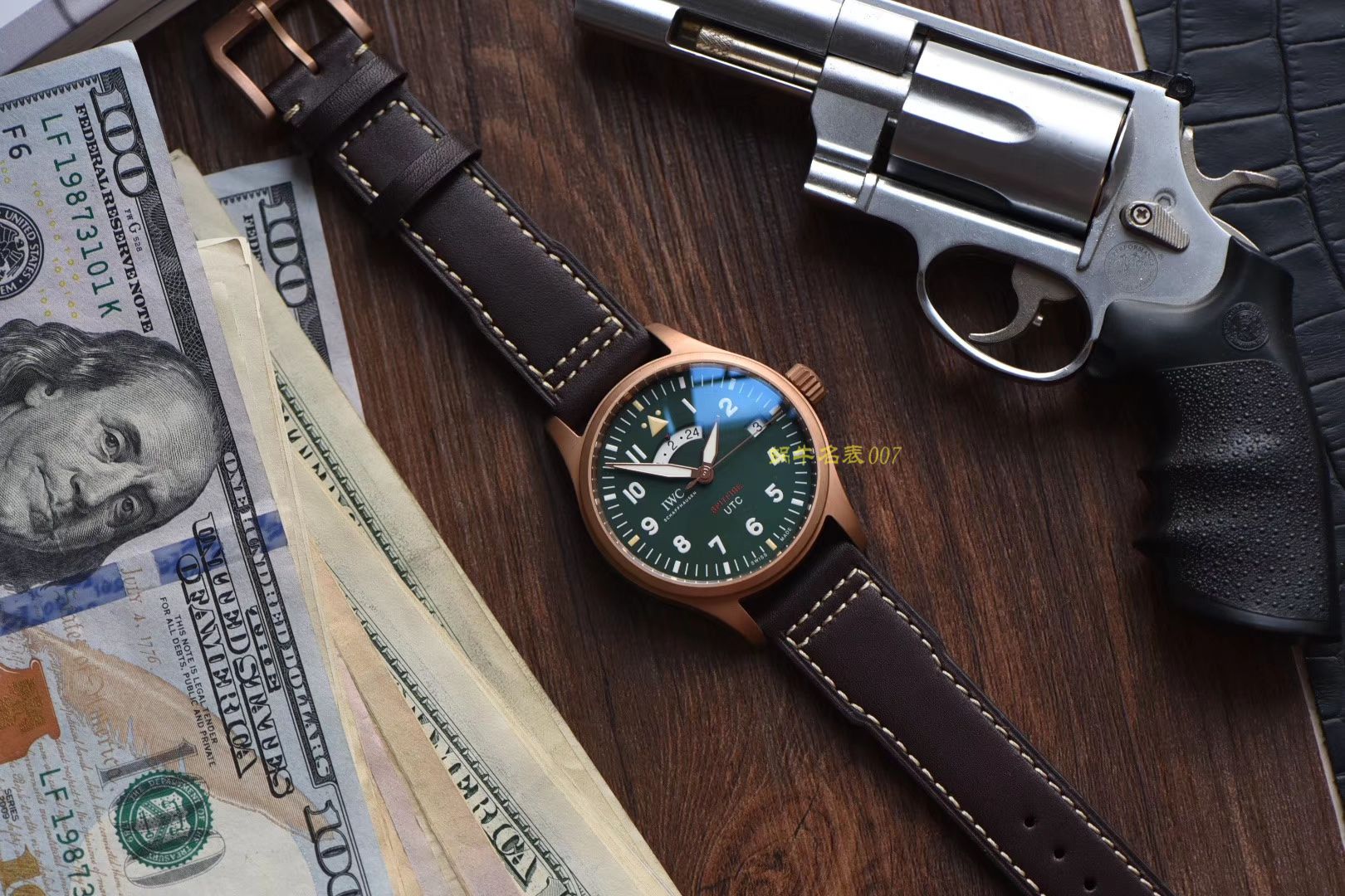 【XF超A高仿手表】IWC IWC 表飞行员系列IW327101 wrist watch ，青铜喷火战机飞行员 / WG187
