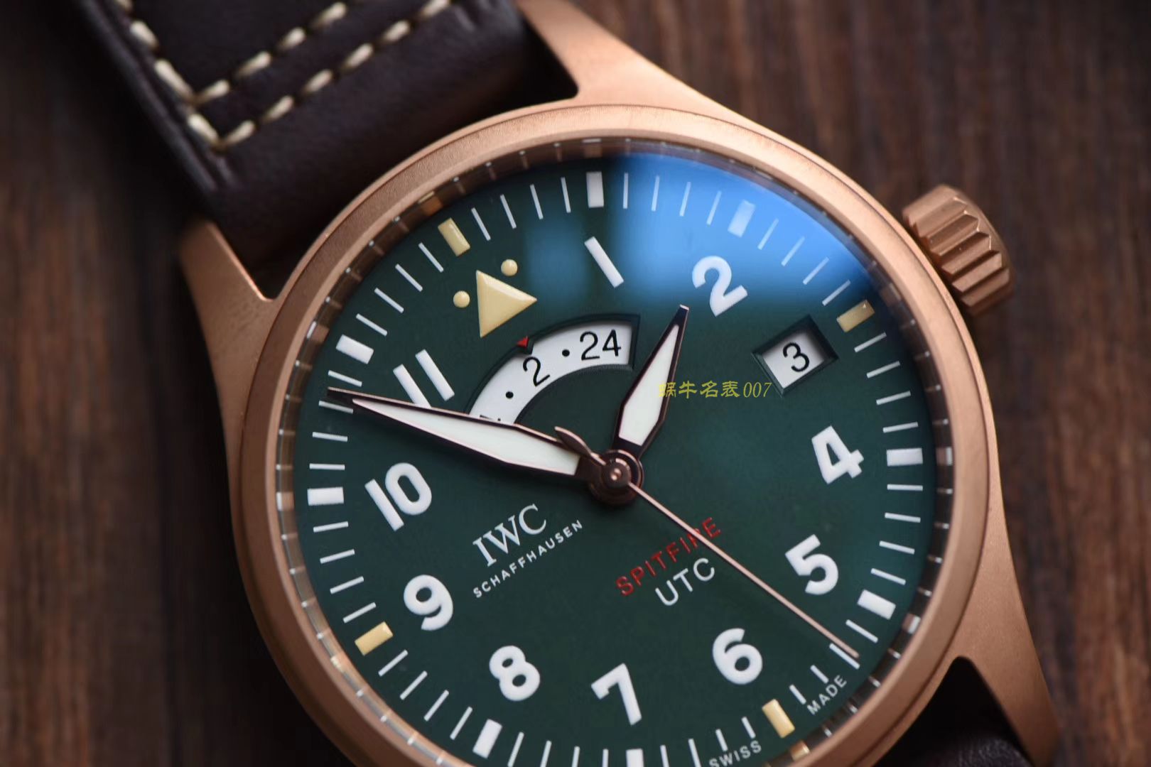 【XF超A高仿手表】IWC IWC 表飞行员系列IW327101 wrist watch ，青铜喷火战机飞行员 / WG187