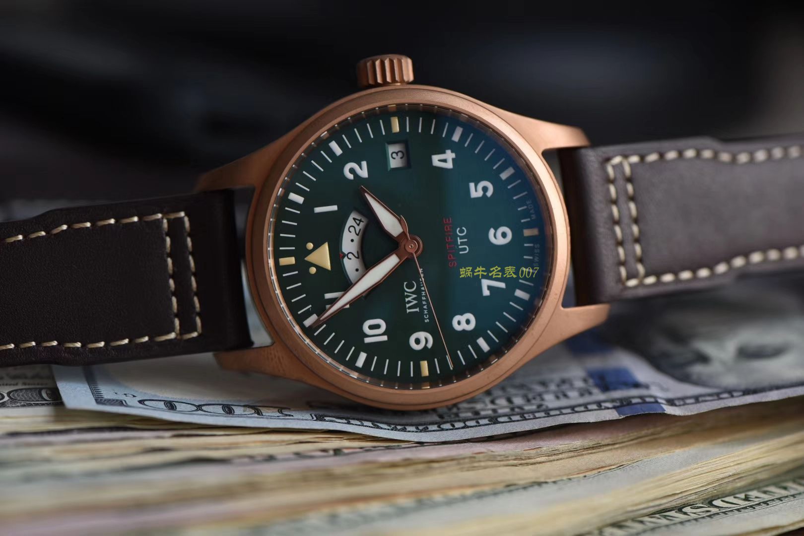 【XF超A高仿手表】IWC IWC 表飞行员系列IW327101 wrist watch ，青铜喷火战机飞行员 / WG187