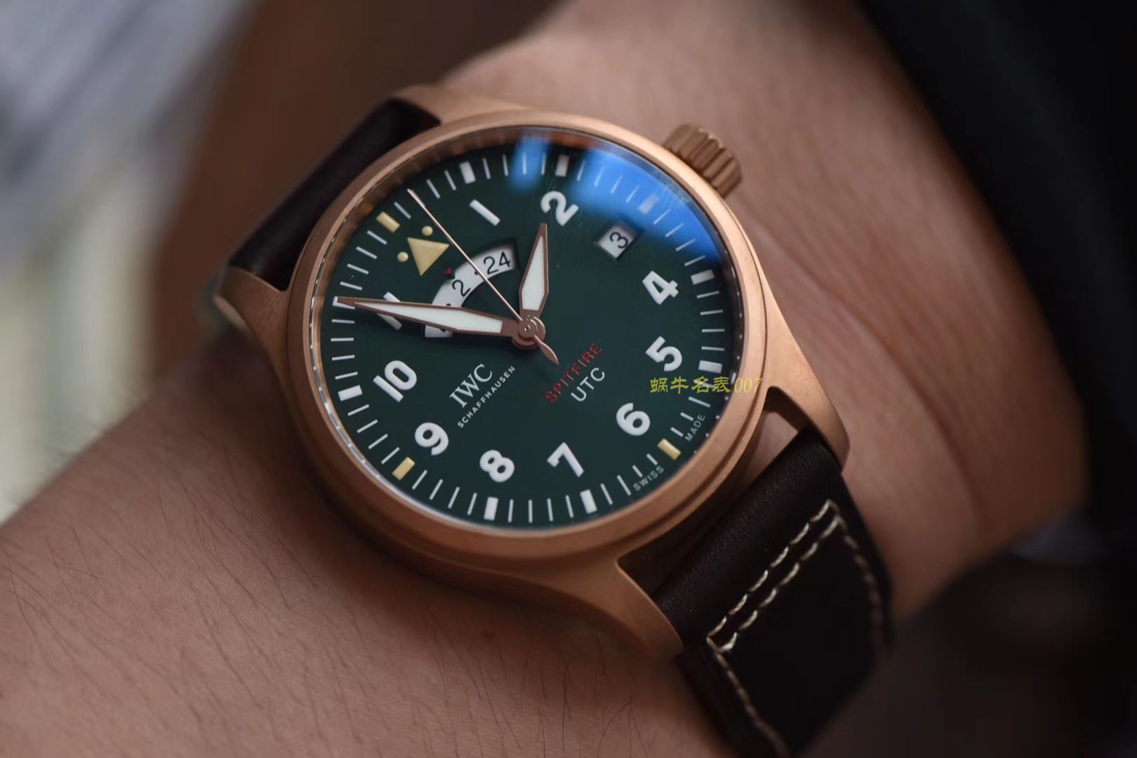 【XF超A高仿手表】IWC IWC 表飞行员系列IW327101 wrist watch ，青铜喷火战机飞行员 / WG187