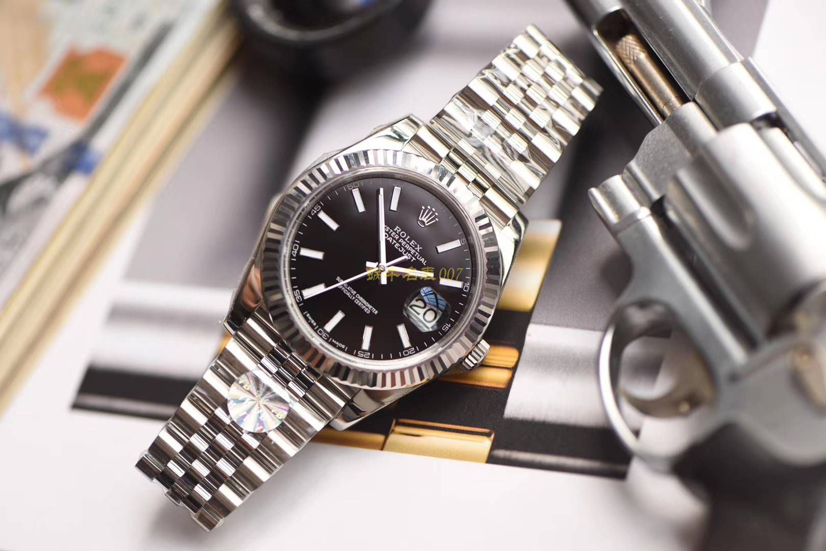 【AR一比一超A高精仿手表】 Rolex   Datejust 系列116334-黑盘 wrist watch  / R257