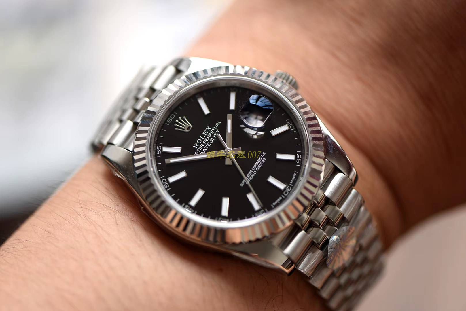 【AR一比一超A高精仿手表】 Rolex   Datejust 系列116334-黑盘 wrist watch  / R257