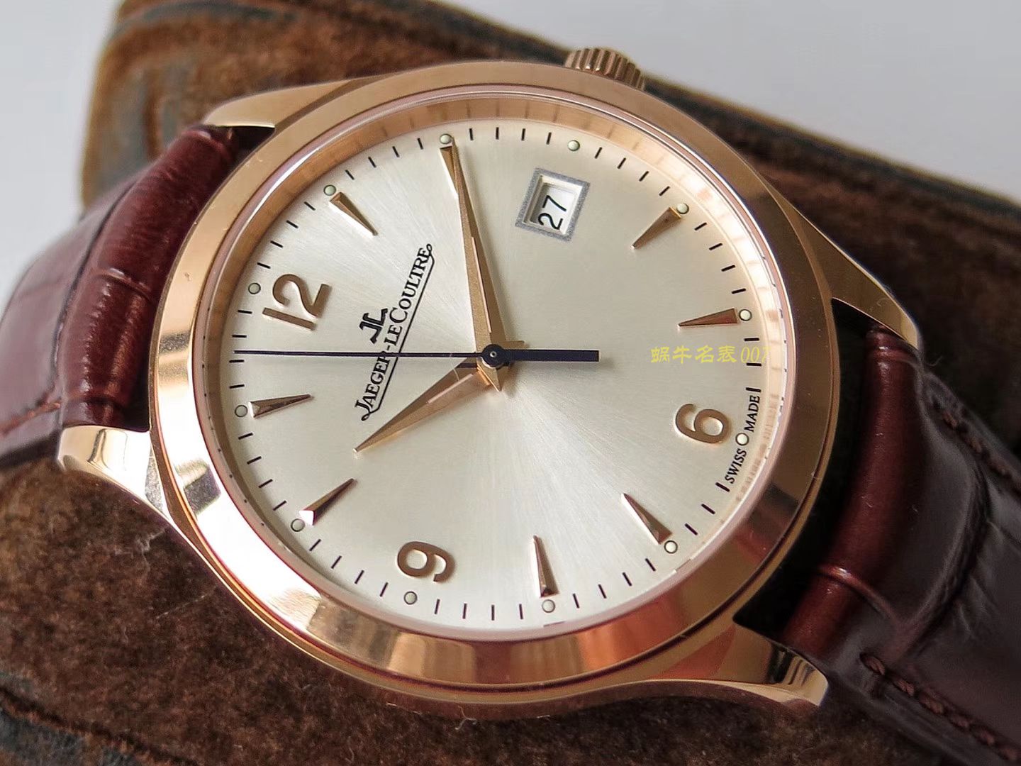 【 Video analysis ZF一比一超A高仿手表】 Jaeger-LeCoultre 大师系列1548420 wrist watch  / JJBB55