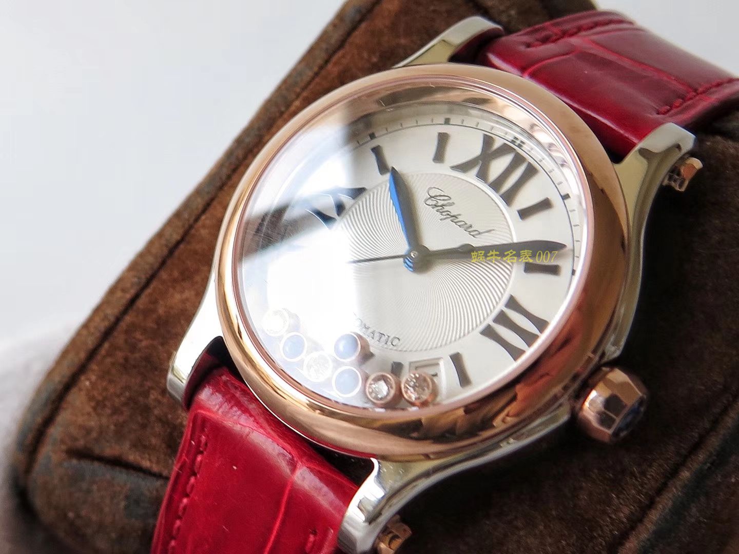 Chopard HAPPY SPORT MEDIUM AUTOMATIC系列 278559-3001  top 复刻高仿女士手表 / XB015