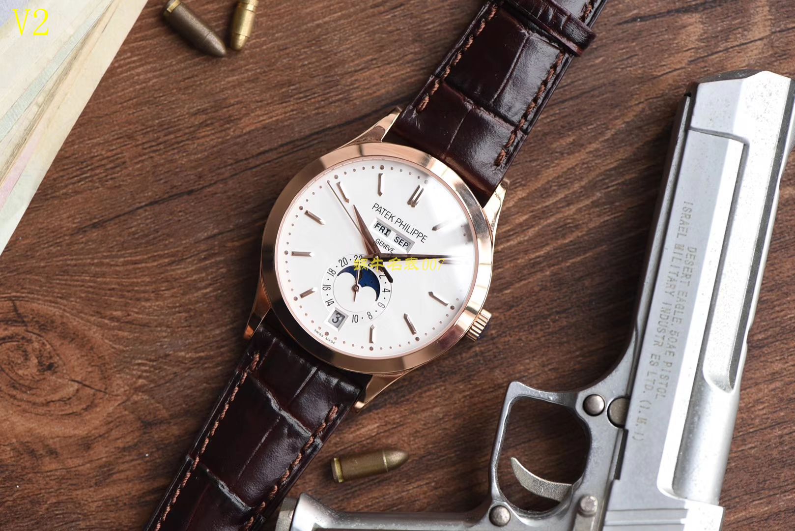【台湾 Factory 一比一 top 高仿手表】 PATEK PHILIPPE 复杂功能计时系列5396R 玫瑰金 wrist watch  / BDBD169