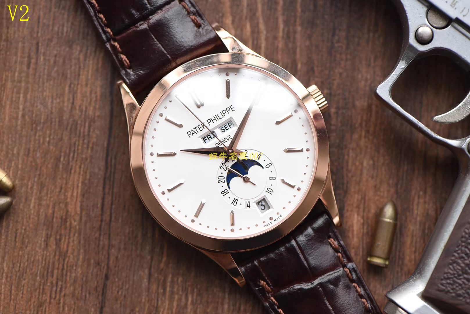 【台湾 Factory 一比一 top 高仿手表】 PATEK PHILIPPE 复杂功能计时系列5396R 玫瑰金 wrist watch  / BDBD169