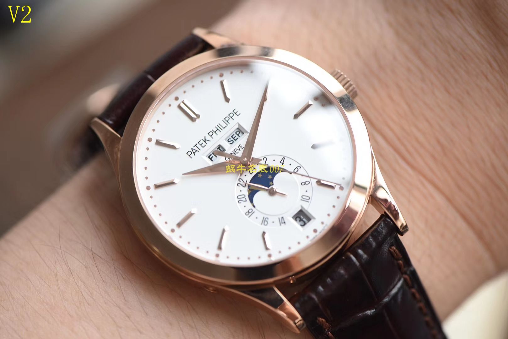 【台湾 Factory 一比一 top 高仿手表】 PATEK PHILIPPE 复杂功能计时系列5396R 玫瑰金 wrist watch  / BDBD169