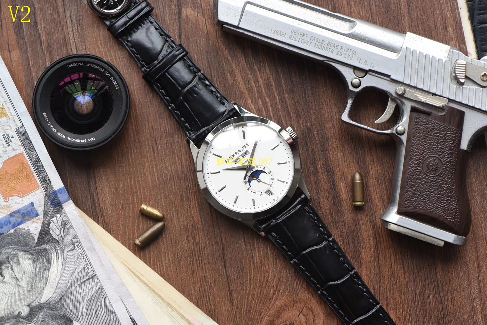 【台湾 Factory 一比一高精仿手表】 PATEK PHILIPPE 复杂功能计时系列5396G-011男表 / BD170