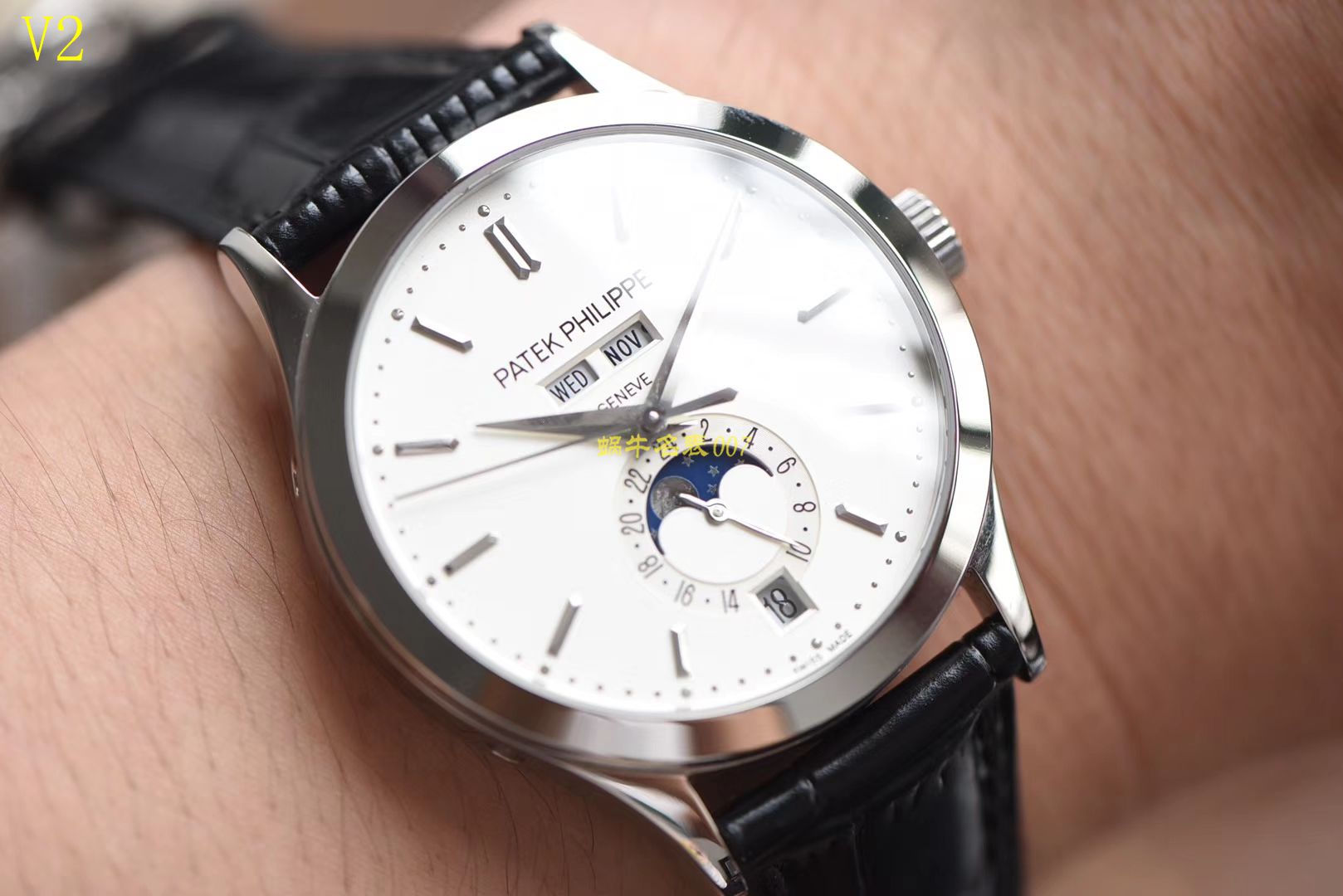 【台湾 Factory 一比一高精仿手表】 PATEK PHILIPPE 复杂功能计时系列5396G-011男表 / BD170