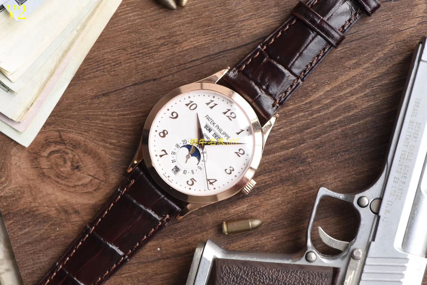 【台湾 Factory 1:1超A高仿手表】 PATEK PHILIPPE 复杂功能计时系列5396R-011 wrist watch  / BD171