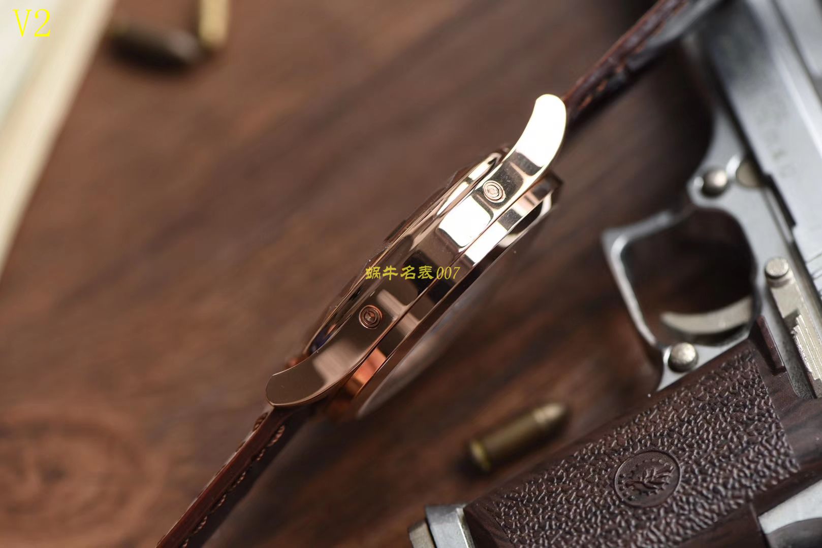 【台湾 Factory 一比一超A高仿手表】 PATEK PHILIPPE 复杂功能计时系列5396G 玫瑰金男表 / BD205