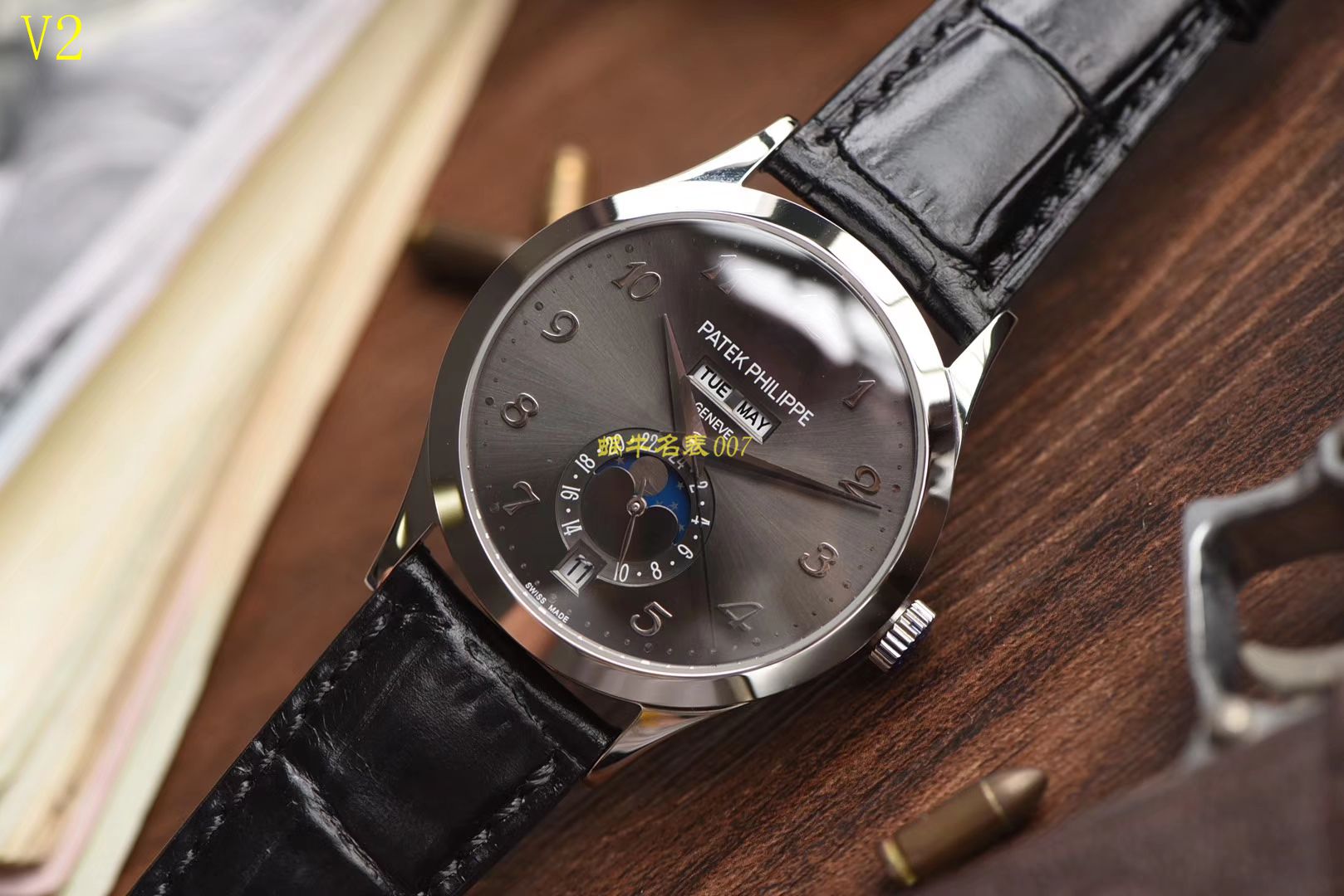 【台湾 Factory 一比一高精仿手表】 PATEK PHILIPPE 复杂功能计时系列5396G-014 wrist watch  / BD175