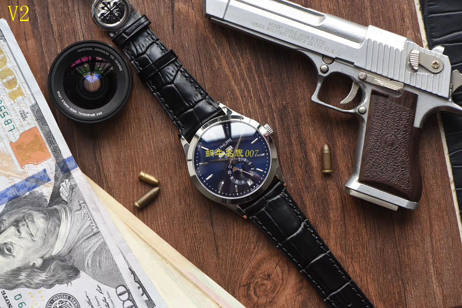 【台湾 Factory 1:1高仿手表】 PATEK PHILIPPE 复杂功能计时系列5396G-014男表 / BD173