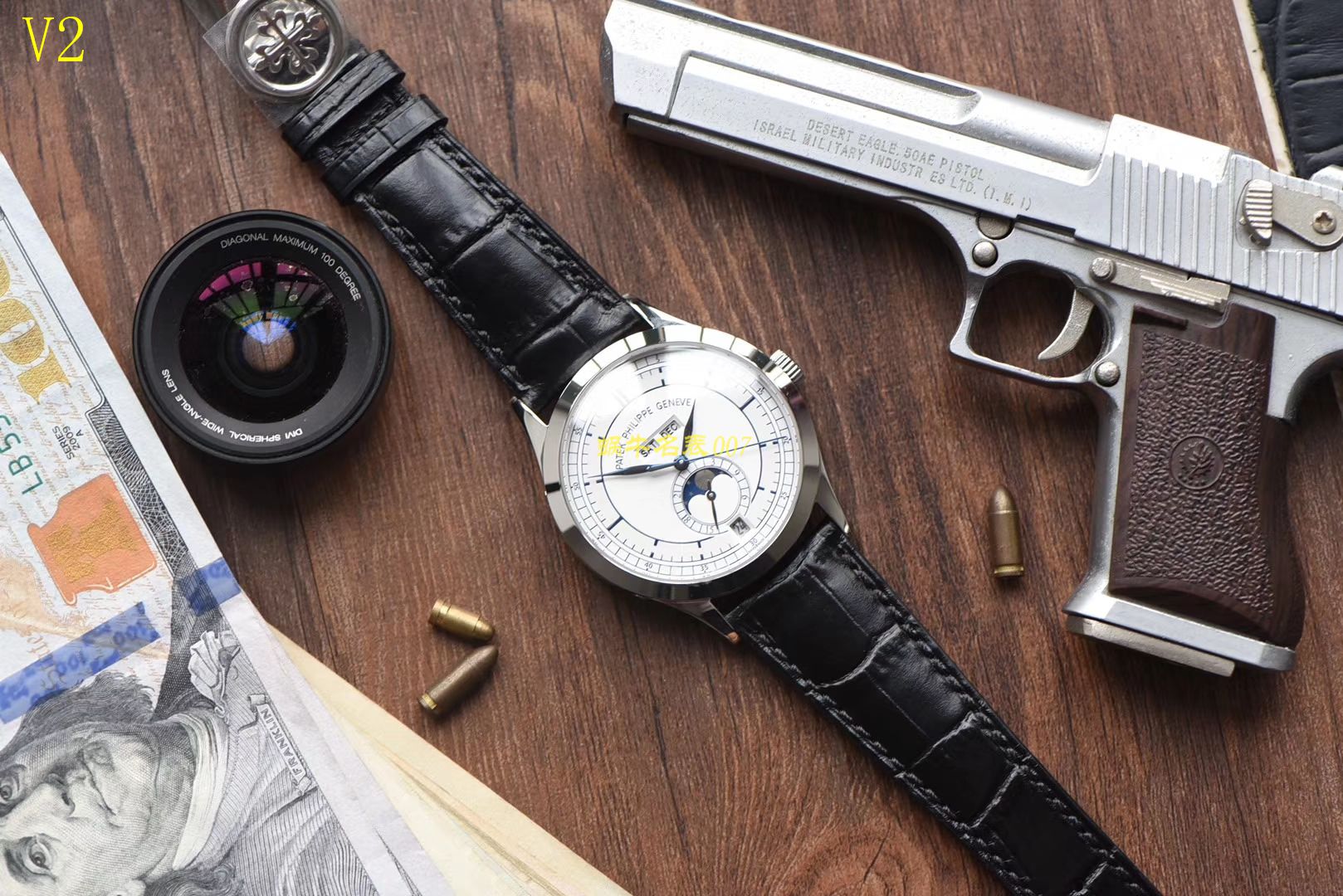 【台湾 Factory 一比一超A精高仿手表】 PATEK PHILIPPE 复杂功能计时系列5396G 白金男表 / BD168