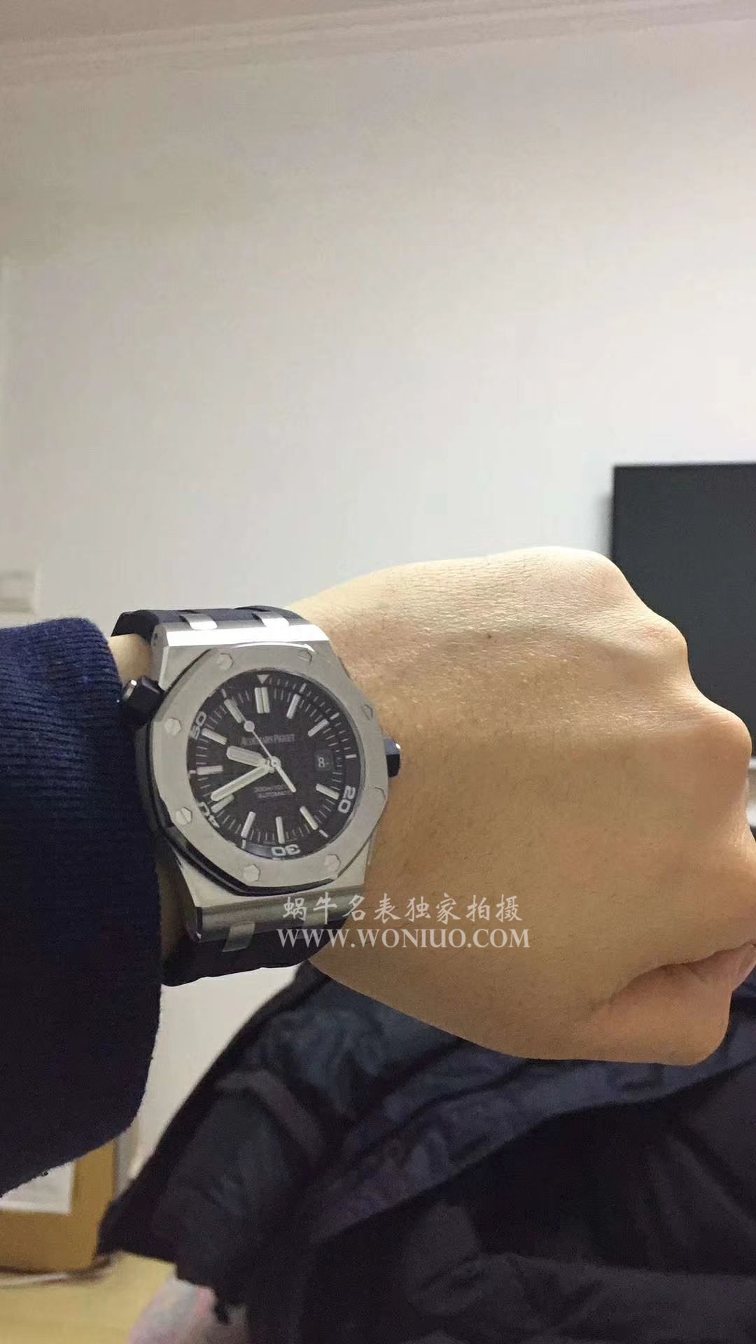 【JF一比一超A高仿】 Video analysis Audemars Piguet  Royal Oak Offshore 系列15703ST.OO.A002CA.01 wrist watch ，全新V9S超强版正式闪亮登场 / AP156