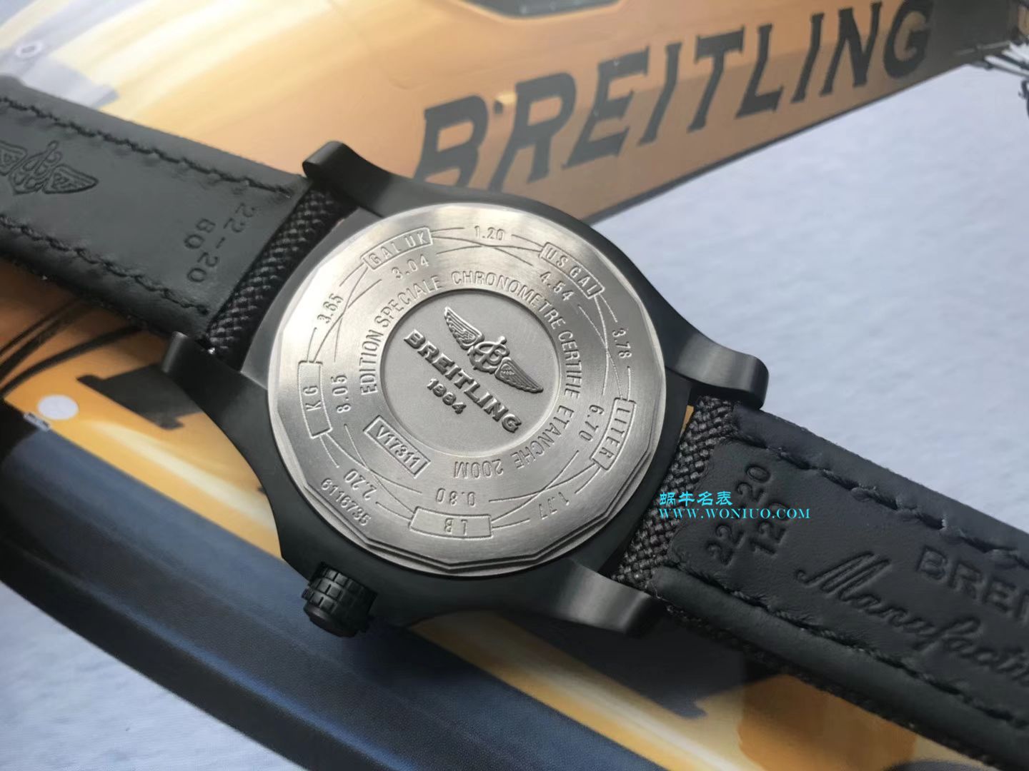 【 Video analysis 专柜原单 Breitling 复仇者黑鸟】 Breitling 机械计时系列V1731110/BD74/109W/M20BASA.1 wrist watch  / BL093