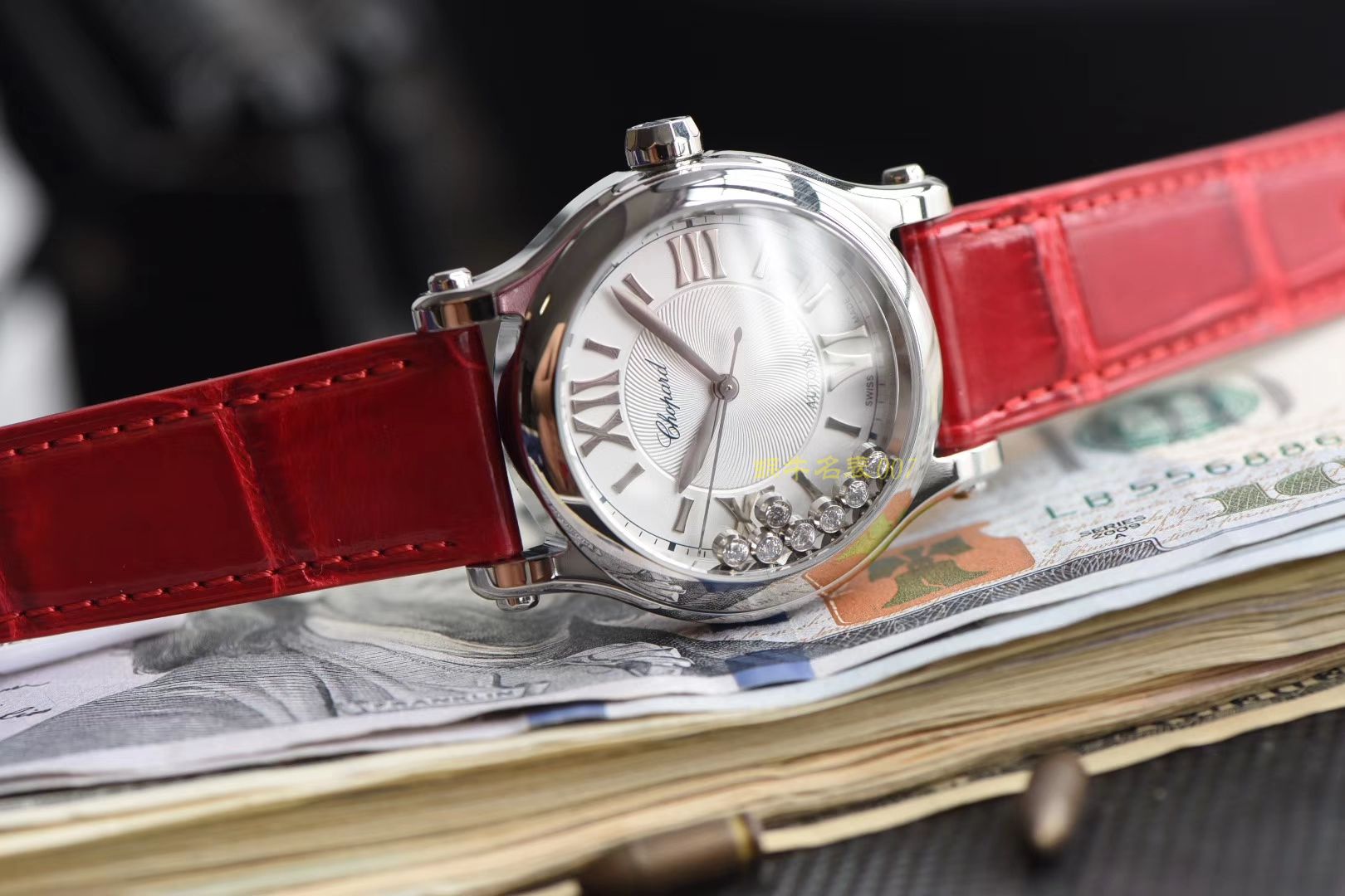  Chopard HAPPY DIAMONDS系列278559-3001 wrist watch 女装【YF一比一超A高仿手表】YF Chopard 快乐钻  美洲鳄鱼皮  / XB017