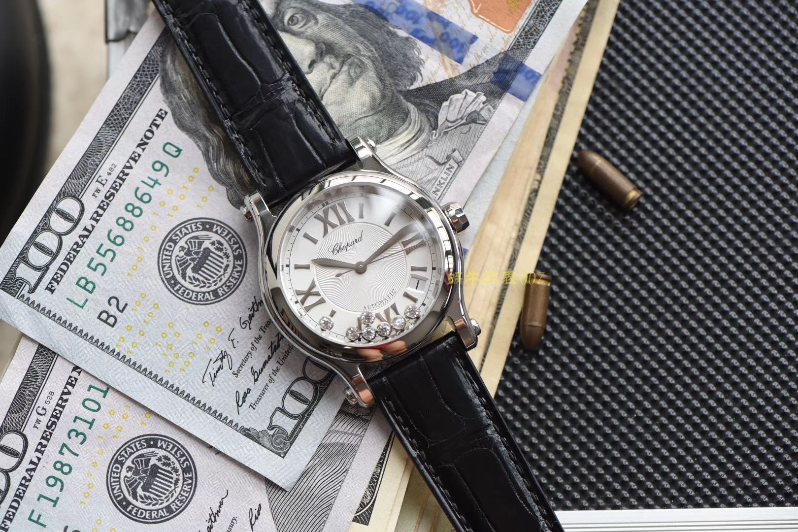  Chopard HAPPY DIAMONDS系列278559-3001 wrist watch 女装【YF一比一超A高仿手表】YF Chopard 快乐钻  美洲鳄鱼皮  / XB017