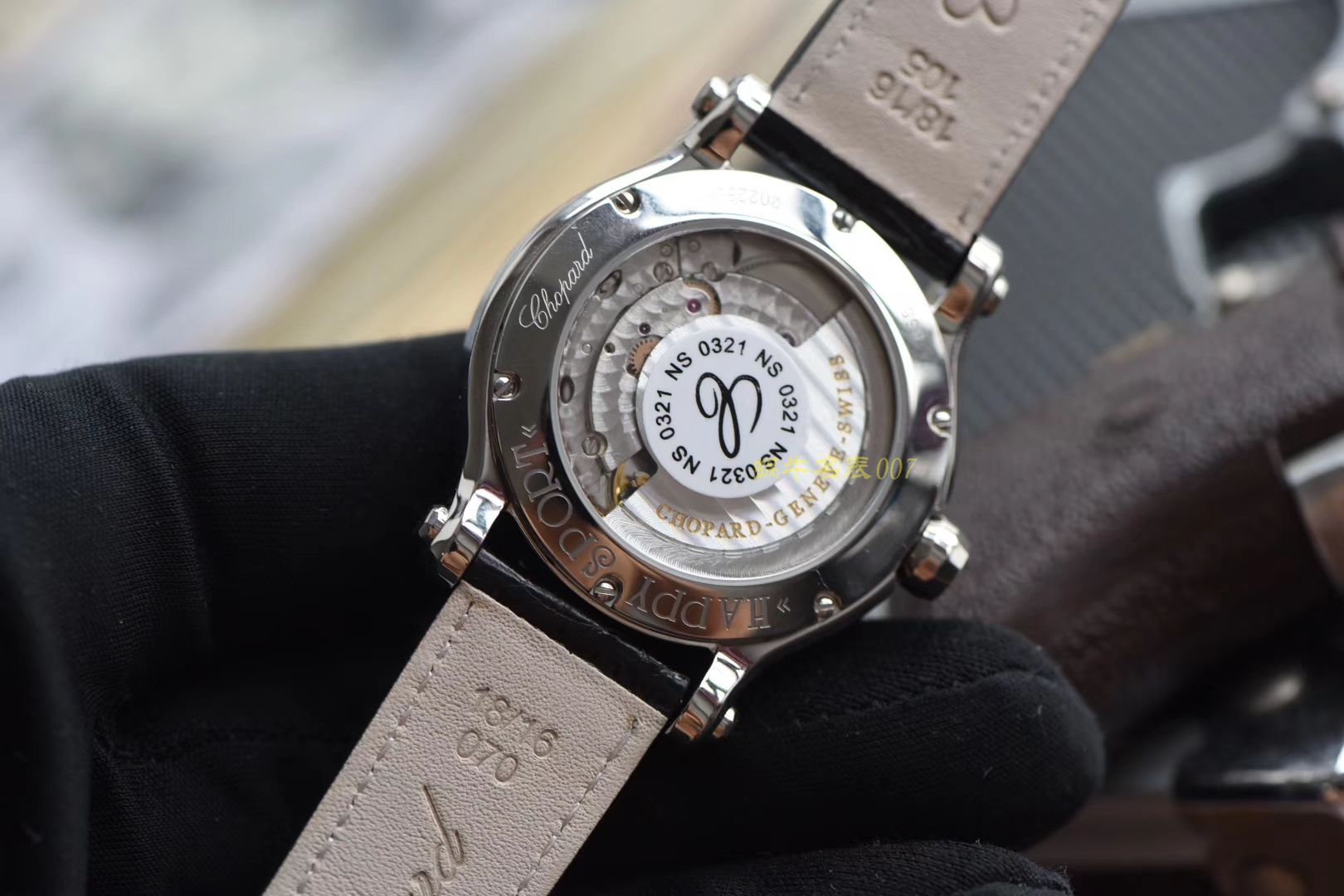  Chopard HAPPY DIAMONDS系列278559-3001 wrist watch 女装【YF一比一超A高仿手表】YF Chopard 快乐钻  美洲鳄鱼皮  / XB017