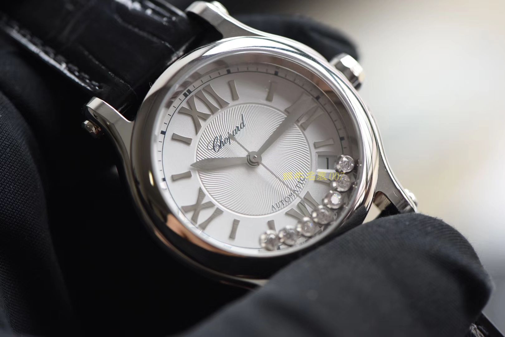  Chopard HAPPY DIAMONDS系列278559-3001 wrist watch 女装【YF一比一超A高仿手表】YF Chopard 快乐钻  美洲鳄鱼皮  / XB017