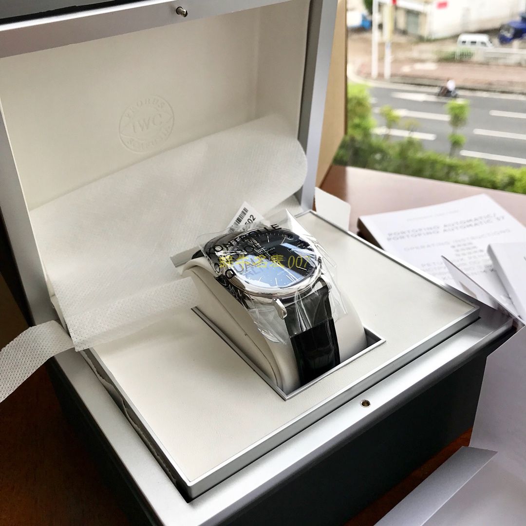 渠道出口订单！原封！缺个经销商印章就是正品！大名鼎鼎的IWC IWC 表柏涛菲诺系列IW356517 wrist watch  / WG193