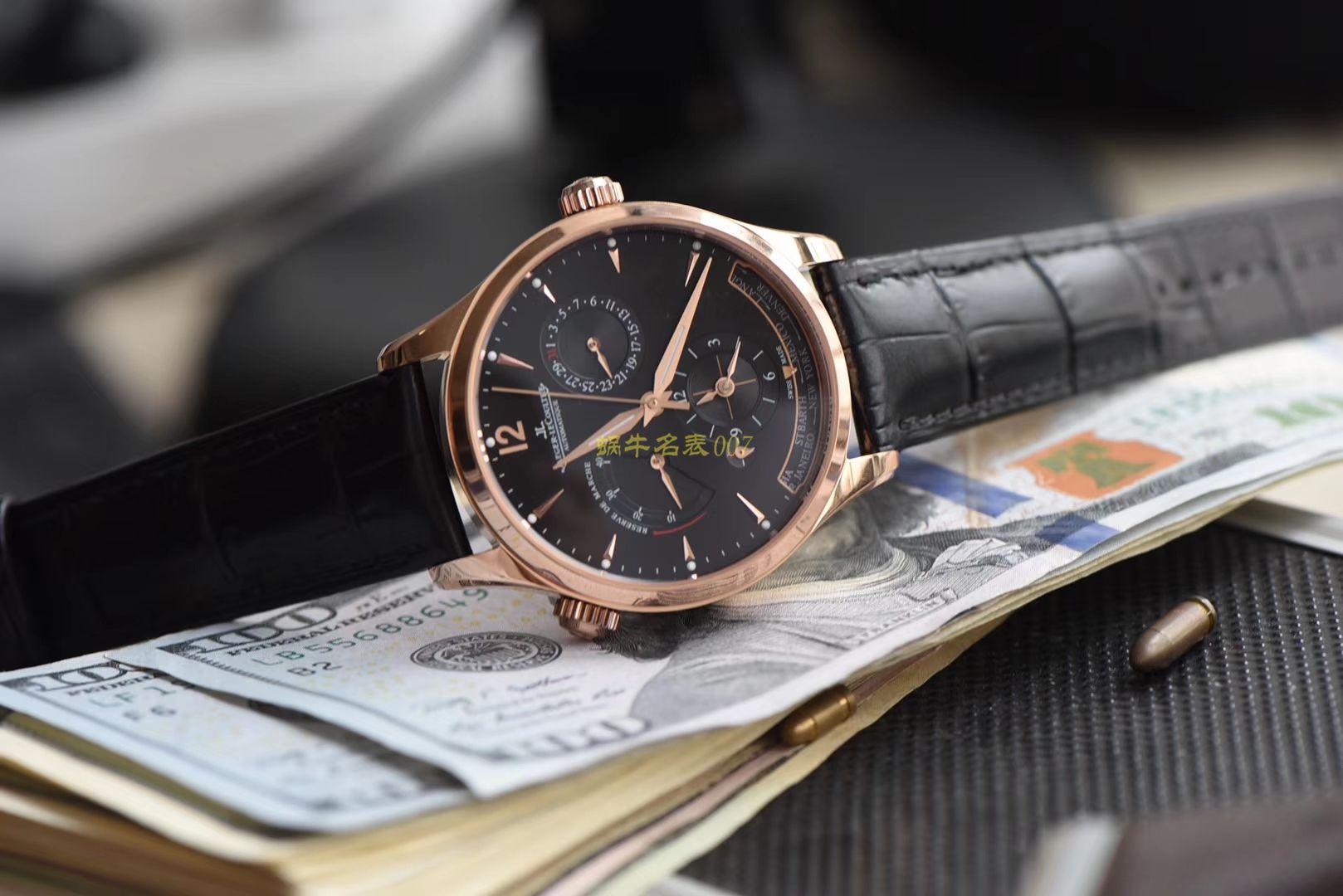 TWA 一比一高仿手表 V2版本 Jaeger-LeCoultre 地理学家大师系列 Q1428421，Q1422421全新升级 多功能 wrist watch   / JJ129