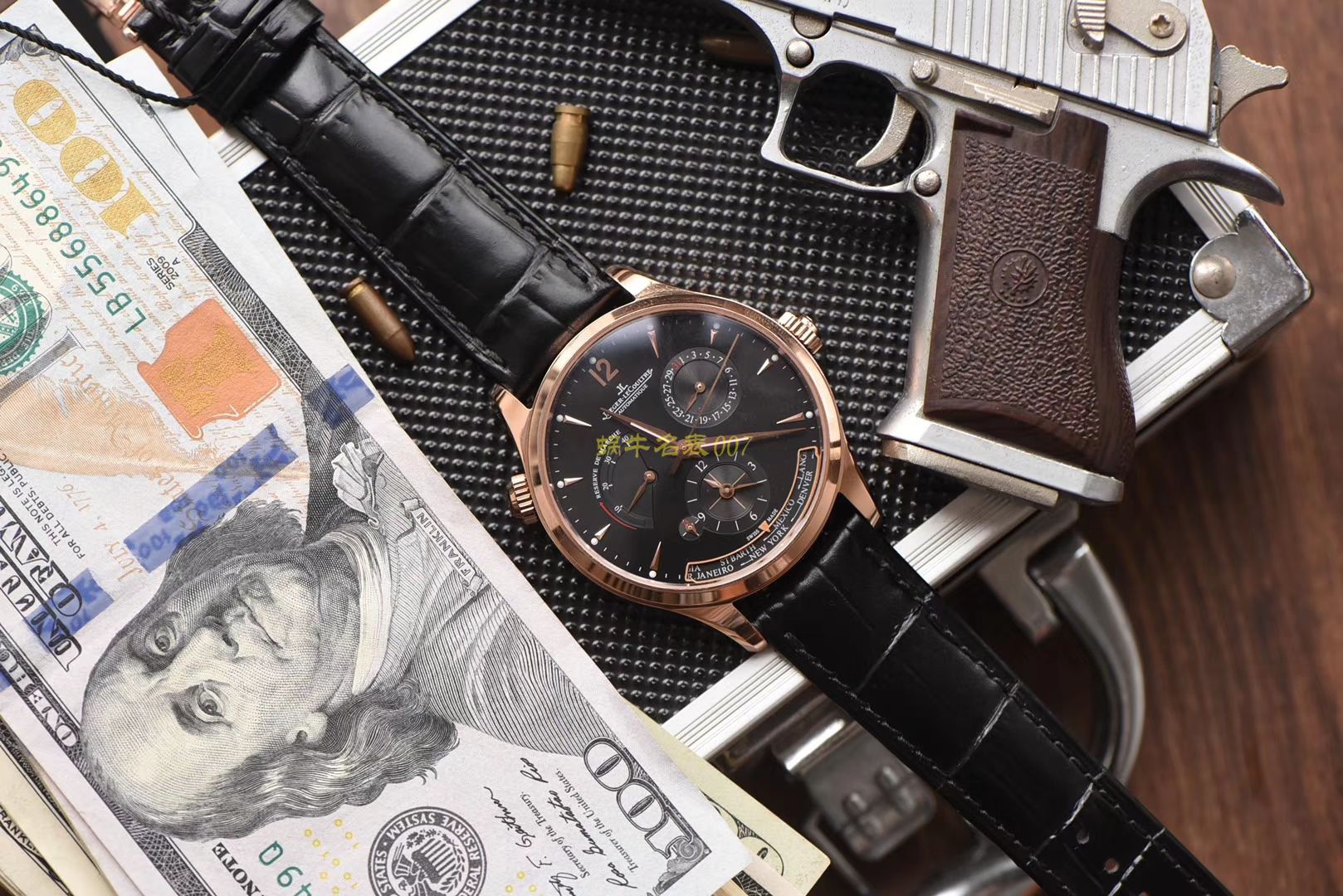 TWA 一比一高仿手表 V2版本 Jaeger-LeCoultre 地理学家大师系列 Q1428421，Q1422421全新升级 多功能 wrist watch   / JJ129