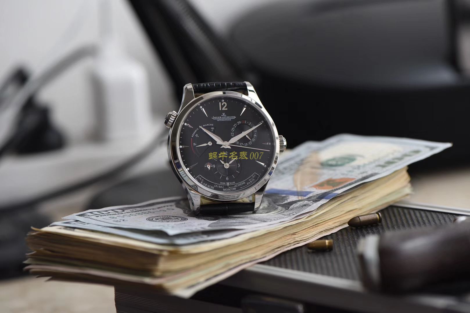 TWA 一比一高仿手表 V2版本 Jaeger-LeCoultre 地理学家大师系列 Q1428421，Q1422421全新升级 多功能 wrist watch   / JJ129