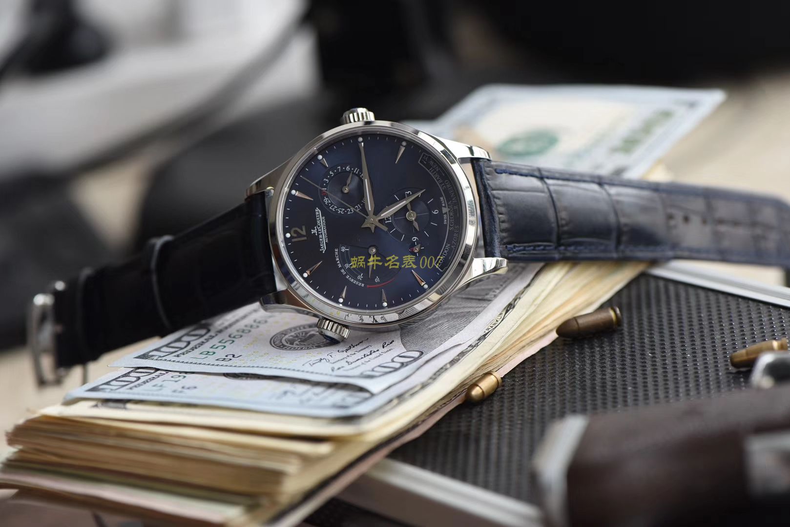 TWA 一比一高仿手表 V2版本 Jaeger-LeCoultre 地理学家大师系列 Q1428421，Q1422421全新升级 多功能 wrist watch   / JJ129