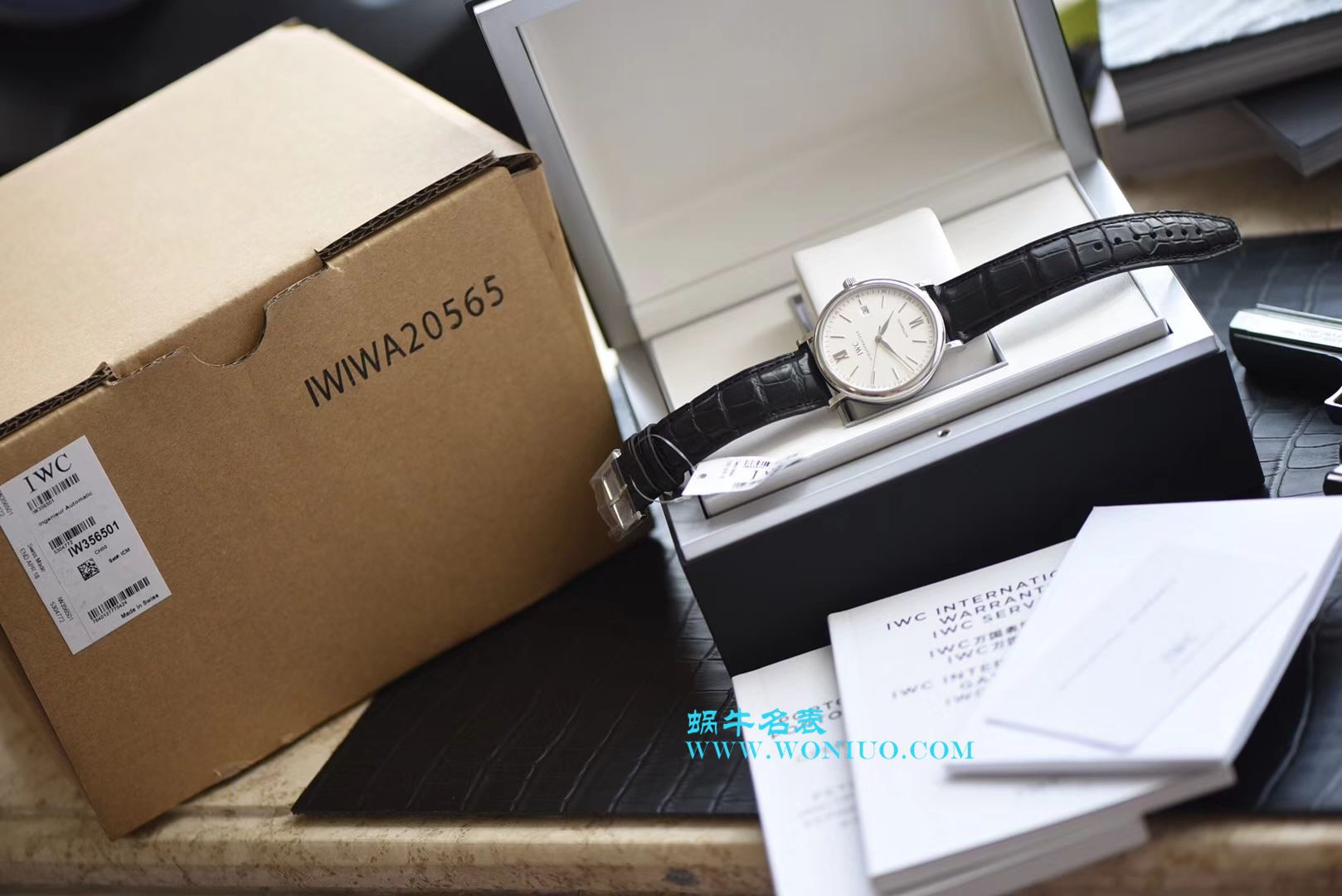 IWC IWC 表柏涛菲诺系列IW356501 wrist watch 【专柜原单】渠道出口订单！原封！缺个经销商印章就是正品！ / WG195