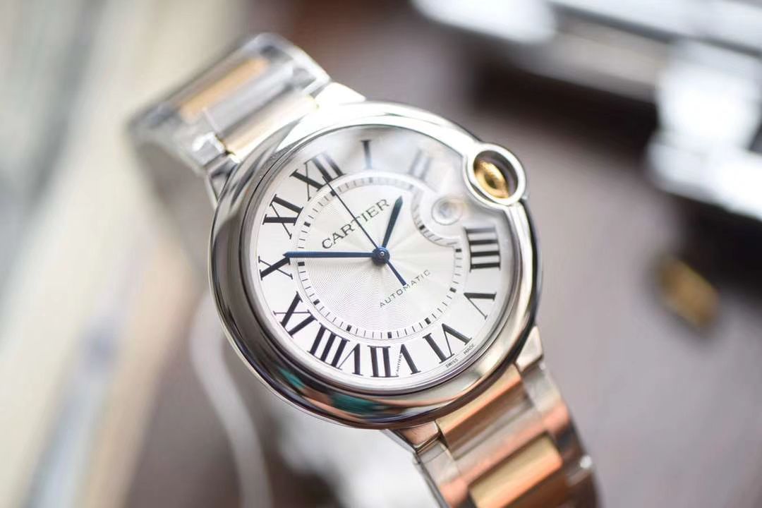  Cartier  蓝气球系列W2BB0022 wrist watch 【V9 Factory 一比一高仿手表】V9 Factory 18K包金蓝气球间金款 / K207