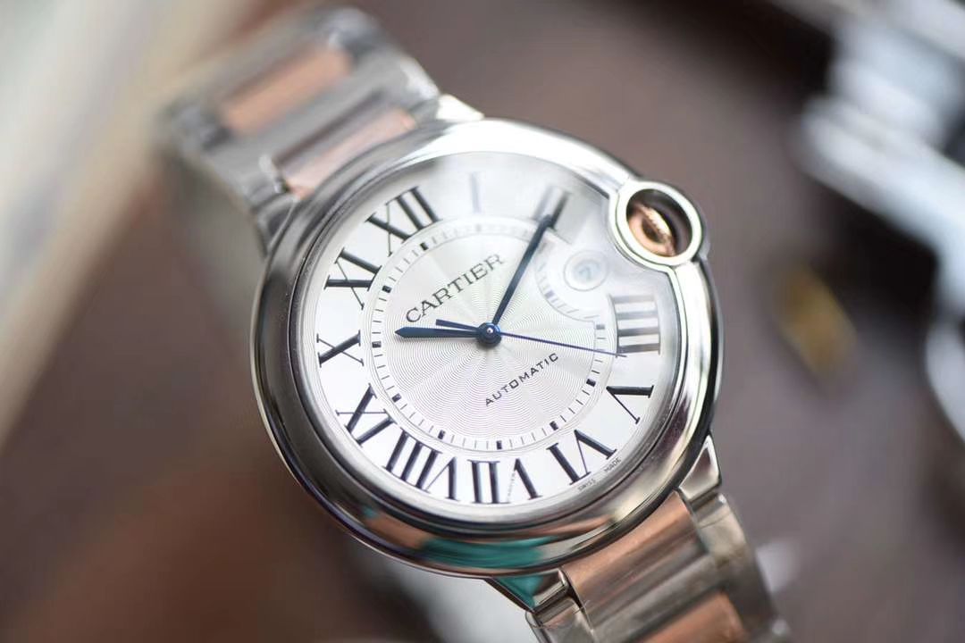  Cartier  蓝气球系列W2BB0004 wrist watch 【V9 Factory 一比一复刻高仿手表】V9 Factory 18K包金蓝气球间金款男款42毫米 / K208