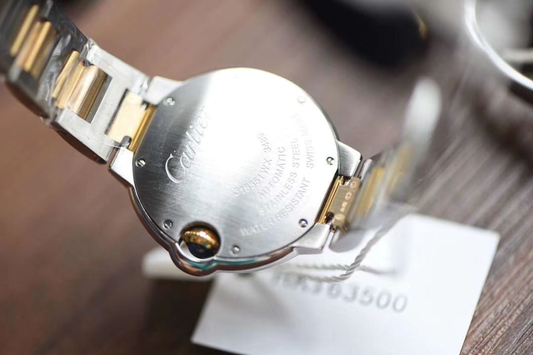  Cartier  蓝气球系列W2BB0002 wrist watch 33毫米【V9一比一高精仿女表】V9 Factory 18K包金蓝气球间金款 / K202