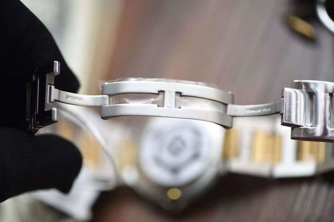  Cartier  蓝气球系列W6920047 wrist watch 女装36毫米【V9 top 复刻高仿手表】V9 Factory 18K包金蓝气球间金款 / K203