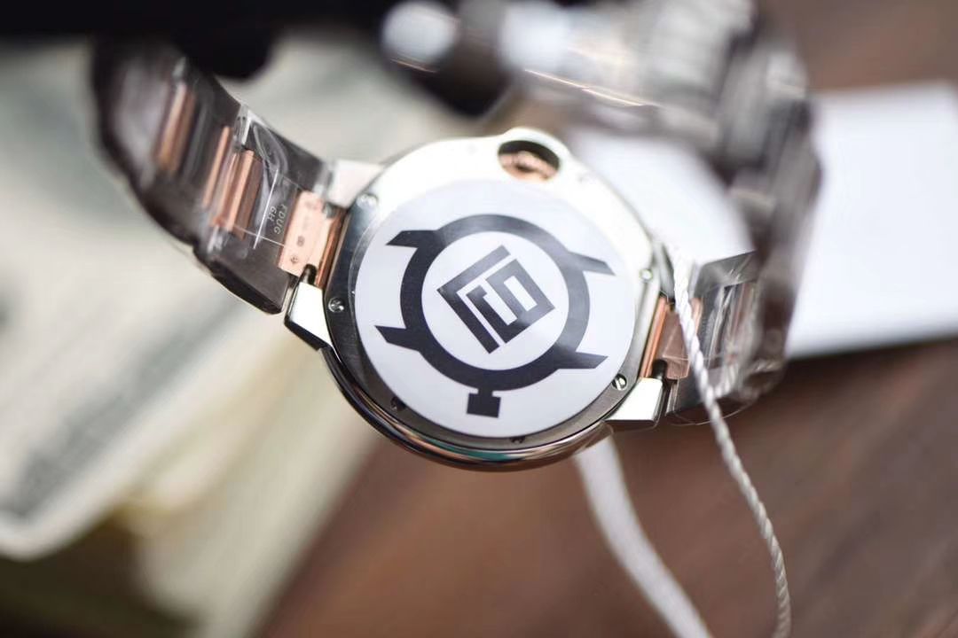  Cartier  蓝气球系列W2BB0023 wrist watch 33毫米玫瑰金女装【V9 Factory 18K包金高仿蓝气球间金款】 / K205