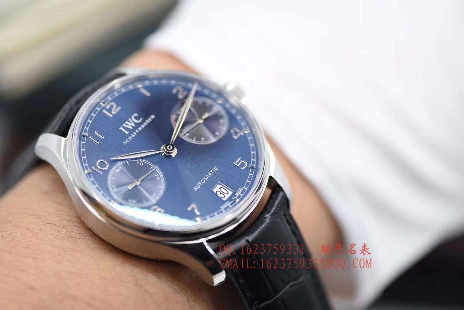  Video analysis IWC IWC 表葡萄牙系列IW500710 wrist watch 【ZF一比一高精仿 IWC 葡七手表】 IWC 葡七V5最高版本新品 / WG316KL