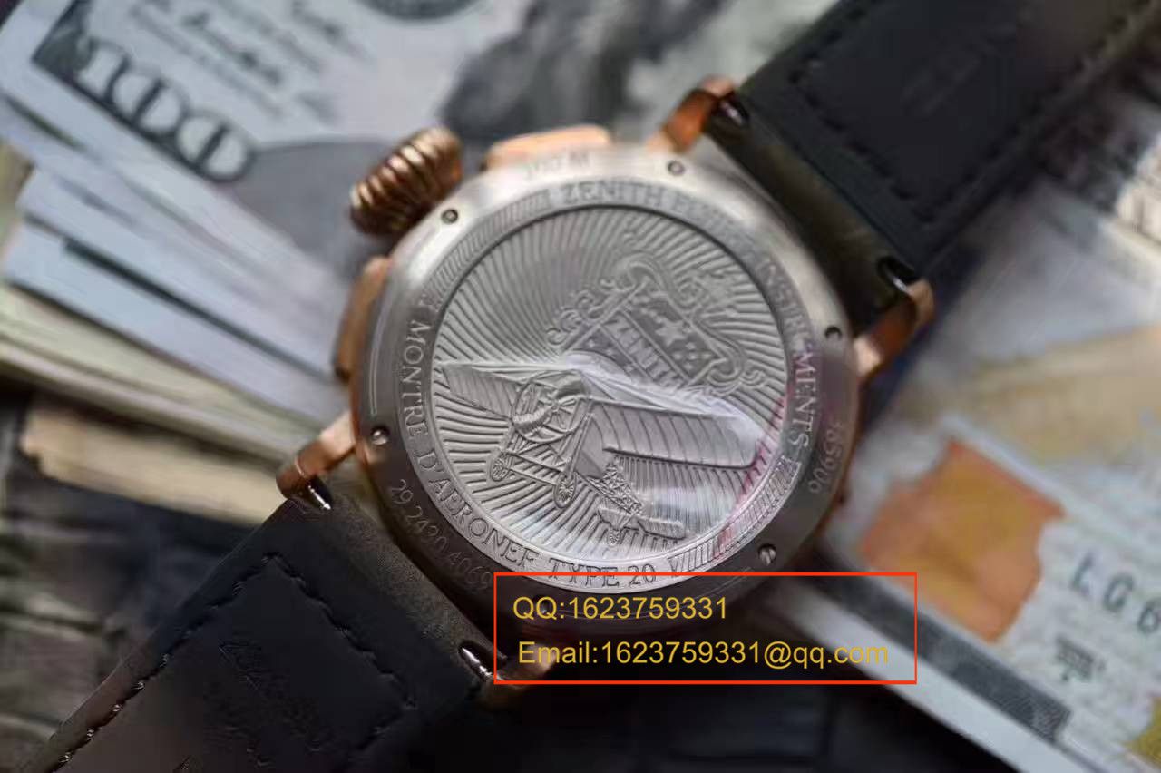  Video analysis 真力时飞行员系列29.2430.4069/21.C800 wrist watch 【XF新品1:1精仿手表：好莱坞大片青铜骑士杀到】 / ZSL030MM